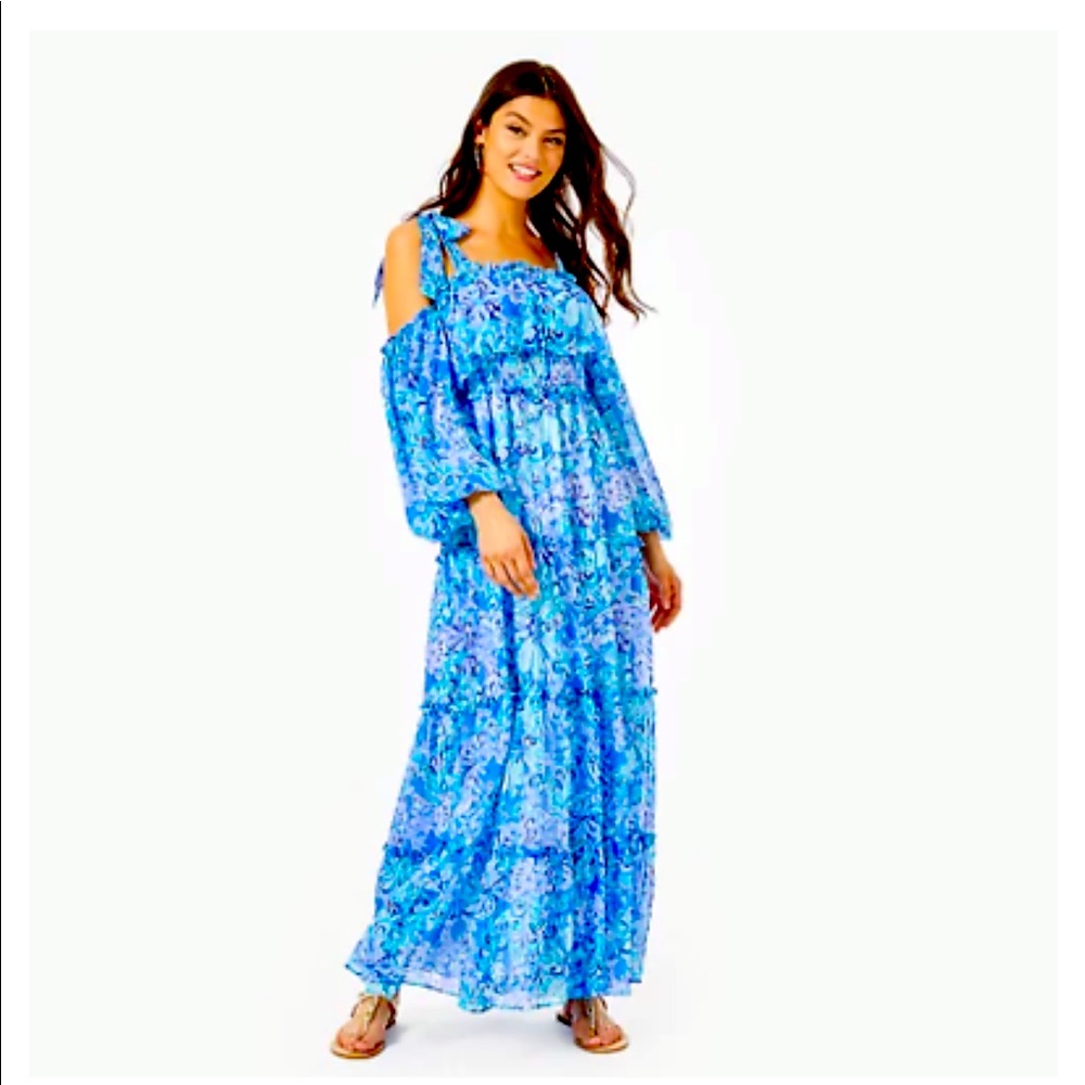 Lilly Pulitzer Lena Maxi Dress New